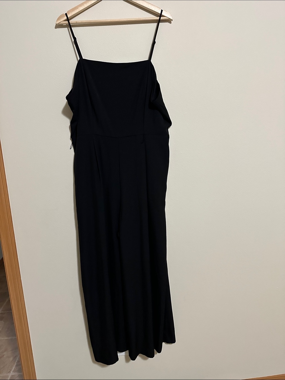 Nine West Black Spaghetti-Strap Maxi Dress